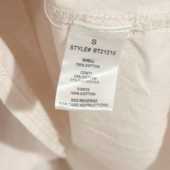 OLI & HALI Embroidered Babydoll Top Oversized Size Small - Picture 6 of 7